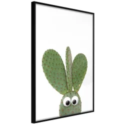 Plakat w ramie - Śmieszny kaktus III