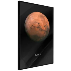 Plakat w ramie - Układ słoneczny: Mars