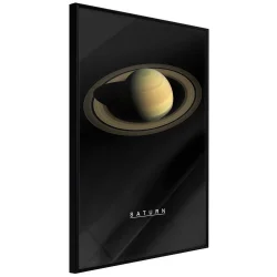 Plakat w ramie - Układ słoneczny: Saturn