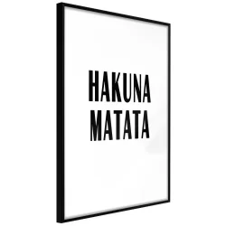 Plakat w ramie - Hakuna Matata