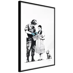 Plakat w ramie - Banksy: Stop and Search