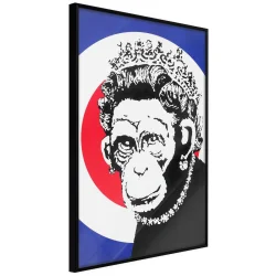 Plakat w ramie - Banksy: Monkey Queen