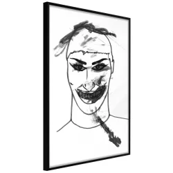 Plakat w ramie - Straszny klaun