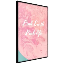 Plakat w ramie - Różowe życie