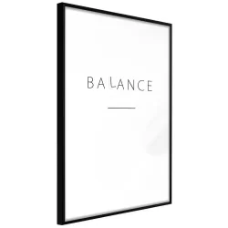 Plakat w ramie - Szukaj równowagi