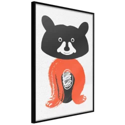 Plakat w ramie - Mały niedźwiadek