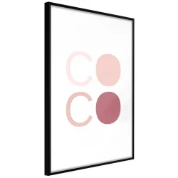 Plakat w ramie - Różne odcienie Coco