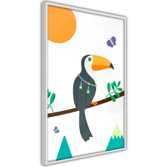 Plakat w ramie - Bajkowy tukan