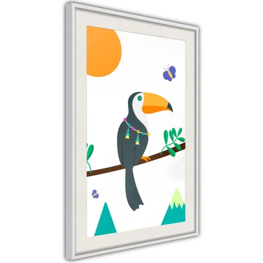 Plakat w ramie - Bajkowy tukan