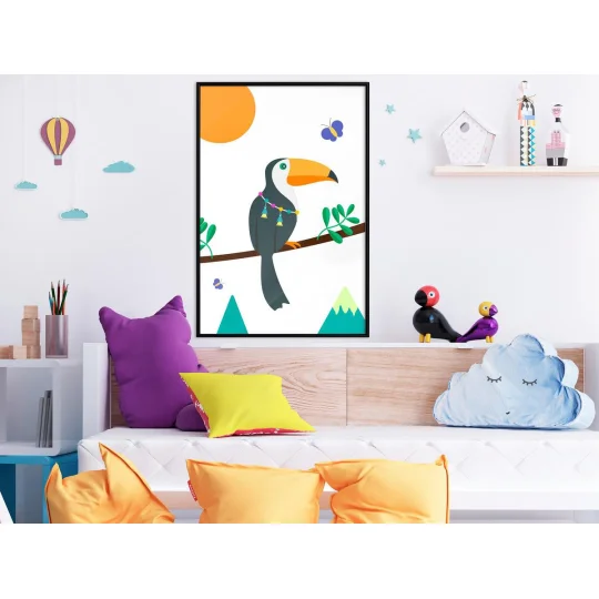 Plakat w ramie - Bajkowy tukan - Zdjęcie 2