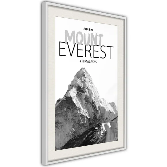 Plakat w ramie - Szczyty świata: Mount Everest
