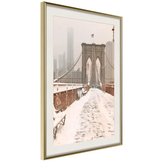 Plakat w ramie - Zima w Nowym Jorku