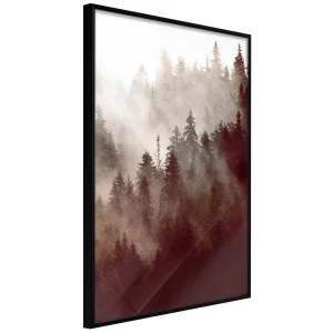 Plakat w ramie - Leśna mgła