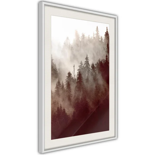 Plakat w ramie - Leśna mgła