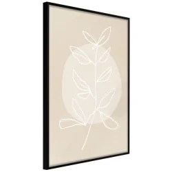 Plakat w ramie - Pastelowa roślina