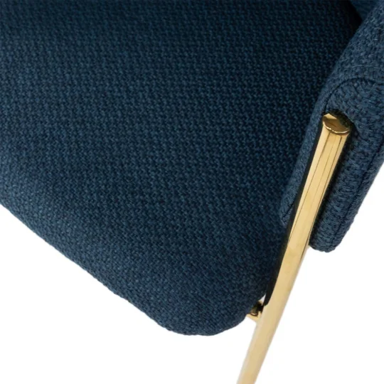 Krzesło tapicerowane MAXIMUS - złote nogi - Zdjęcie 4
