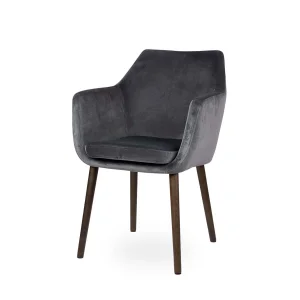 Krzesło tapicerowane RONA - ciemne nogi