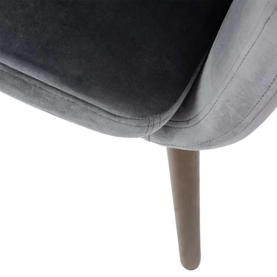 Krzesło tapicerowane RONA - ciemne nogi - Zdjęcie 5