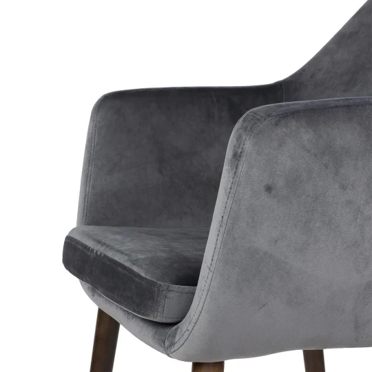 Krzesło tapicerowane RONA - ciemne nogi - Zdjęcie 4
