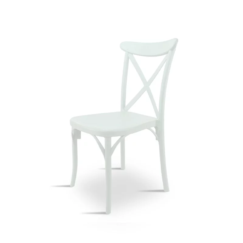 Krzesło plastikowe CAPRI (Kolor: Biały)